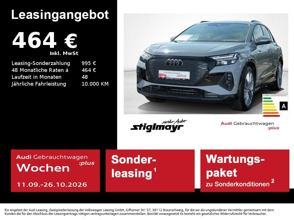 Audi Q4 e-tron 45 advanced 82-kWh+AHK+HUD+MATRIX+NAVI