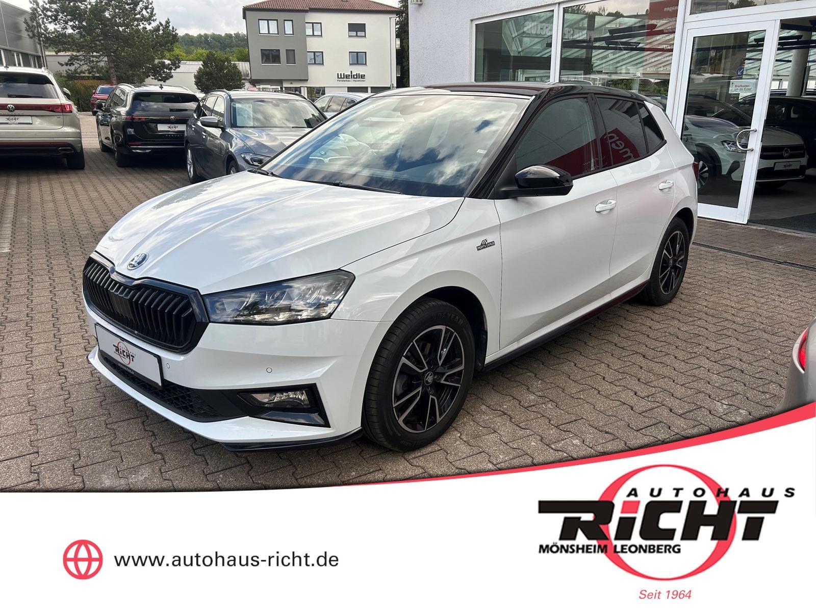 Skoda Fabia 1.0 TSI DSG Monte Carlo 5J Garantie Kamera