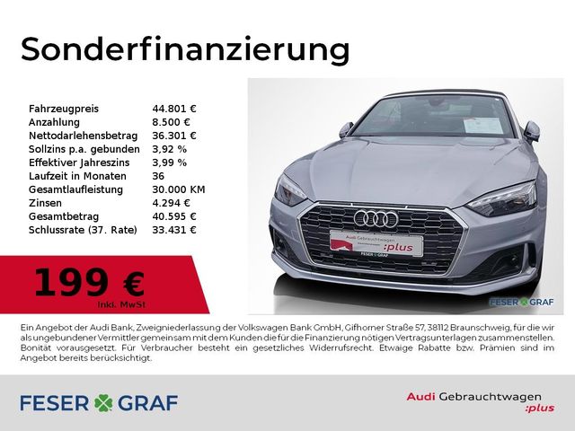 Audi A5 Cabriolet 35 TDI Matrix/Leder/ACC Fahren/AHK