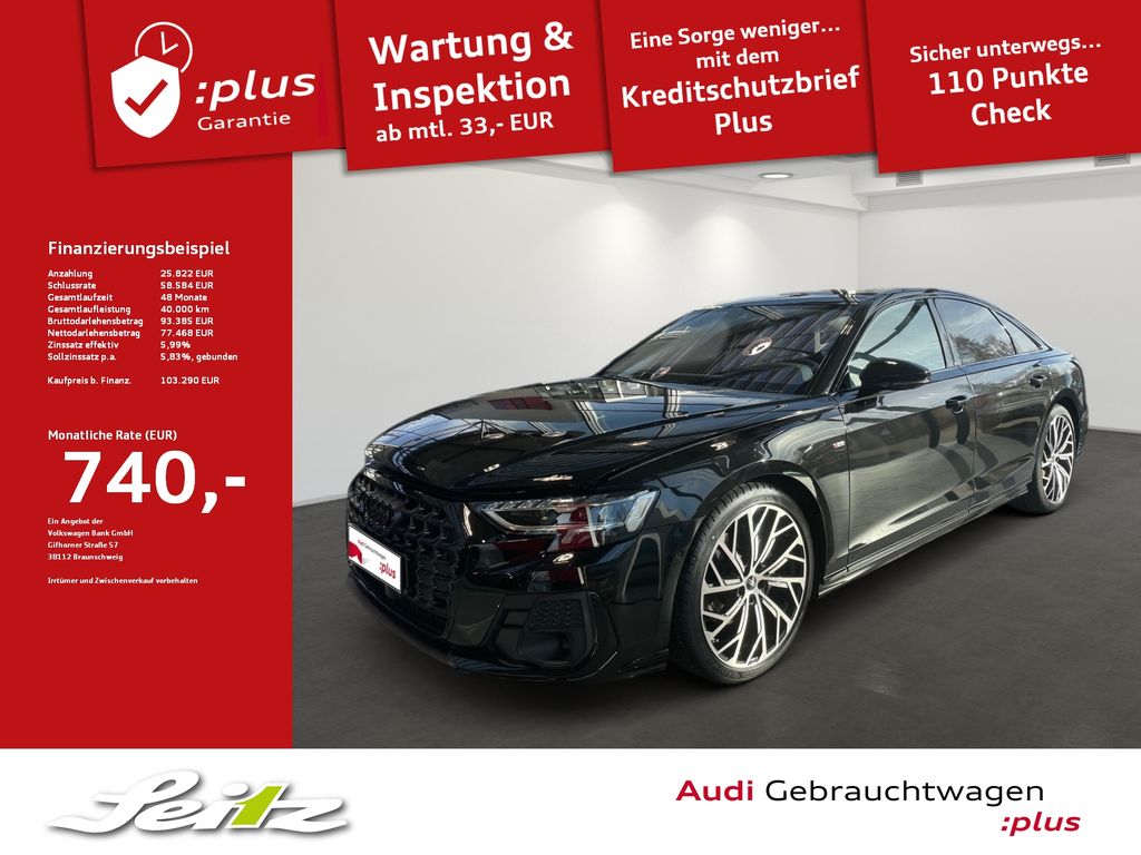 Audi A8 Limousine 50 TDI quattro *AHK*HEAD-UP*PANO*NA