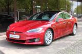 Tesla Model S 75D Dual Motor AWD - TOP Zustand - mit Elektro-Antrieb: Rot, Sitzheizung