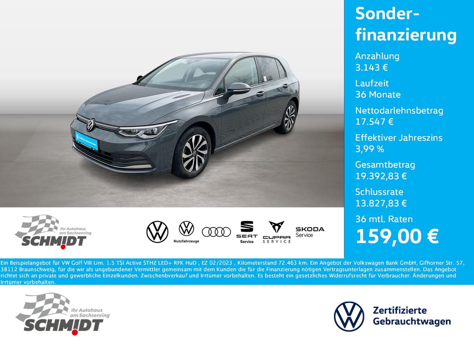 Volkswagen Golf VIII Lim. 1.5 TSI Active STHZ LED+ RFK HuD