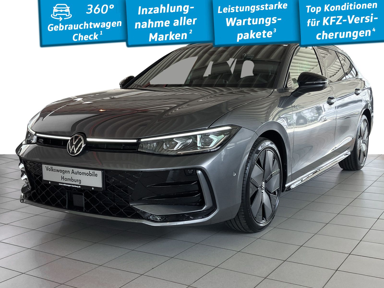 Volkswagen Passat 2.0 TDI R-Line DSG LED AHK Panorama Navi foto 2