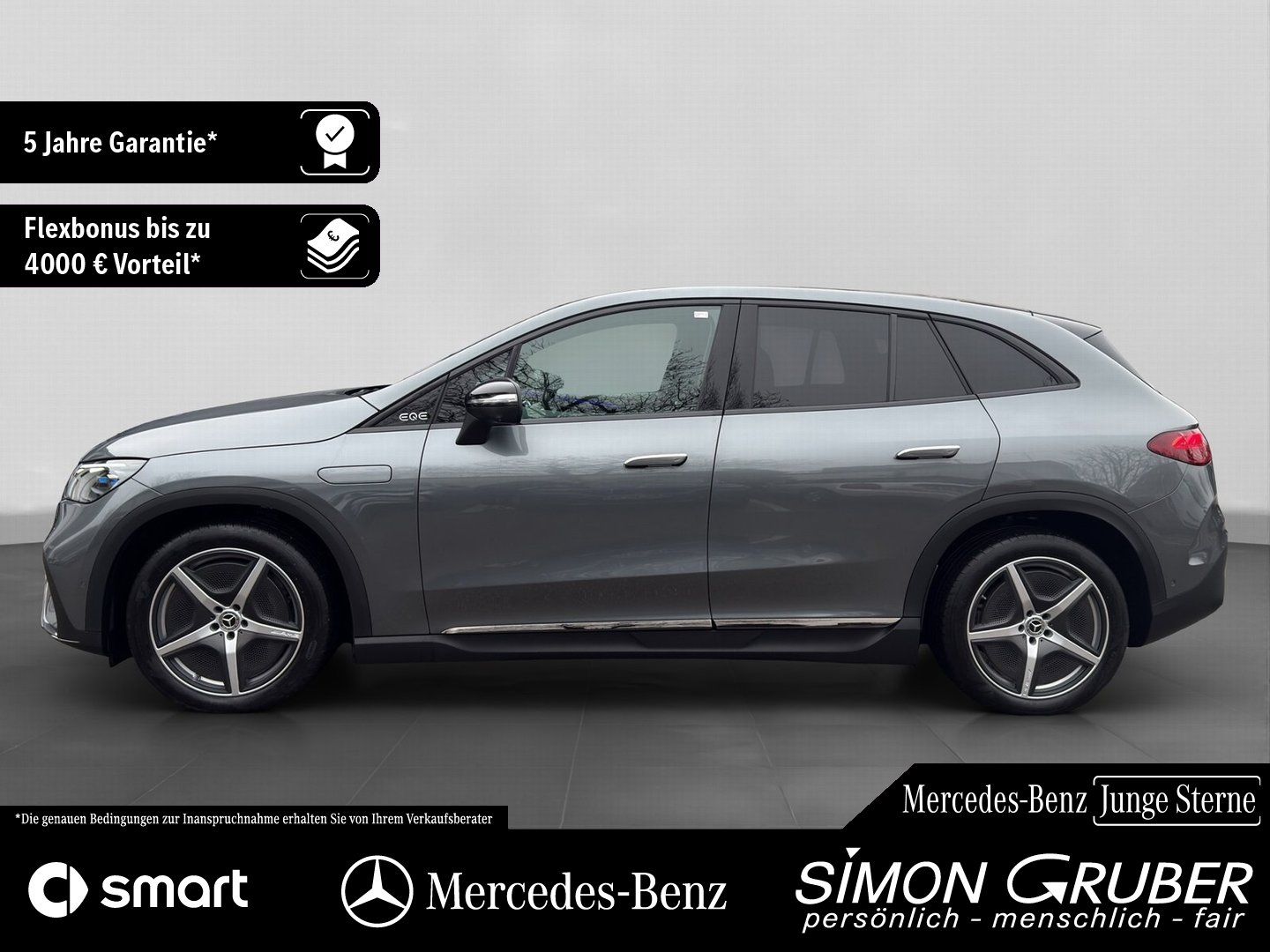 Fahrzeugabbildung Mercedes-Benz EQE 350 4M SUV AMG Pano Airmatic Leder AHK