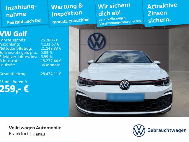 Volkswagen Golf VIII 2.0 TSI DSG GTI Navi Panoramadach Stan