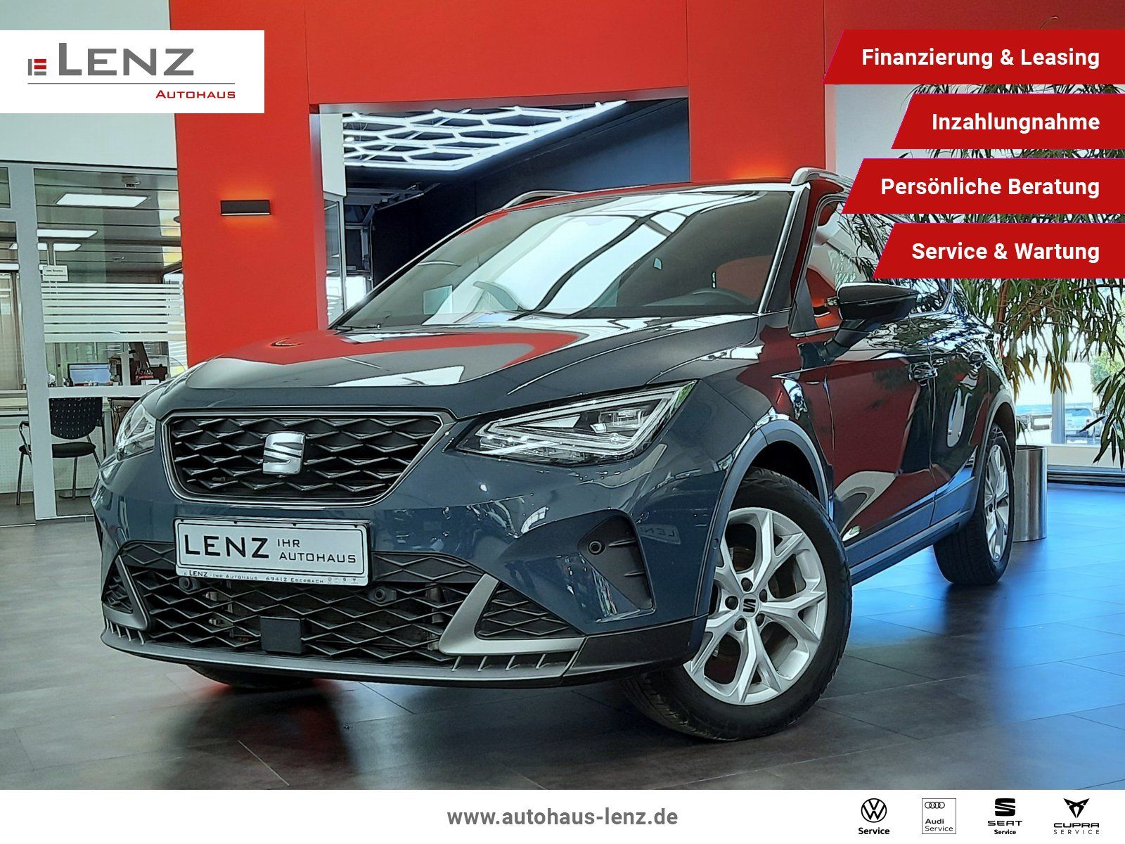 Fahrzeugabbildung SEAT Arona FR TSI DSG *Cam*PDC*LED*Sitzhzg*ACC*AppC*