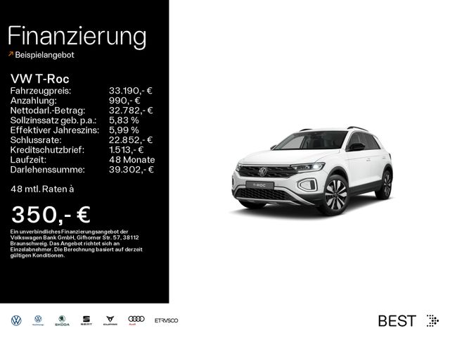 Volkswagen T-Roc GOAL 1.5 l TSI 150 PS DSG Navi/Klima/PDC/S