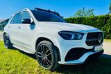 Mercedes-Benz GLE 400d 4M AMG-Line,Pano,E-Active,Massage,voll - weiße Mercedes-Benz GLE 400
