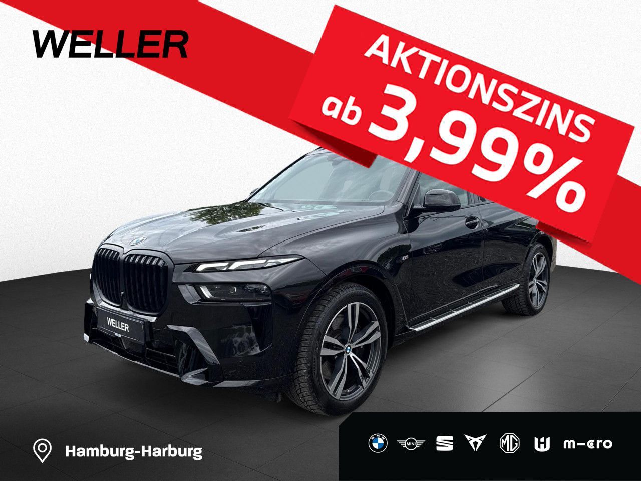 BMW X7 xDr 40dA M SPORT PRO SkyL,AHK,StHz,KomSi