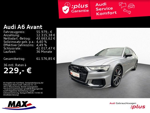 A6 Avant 55 TFSI e S-LINE 0,5% 360°+MATRIX+PANO+