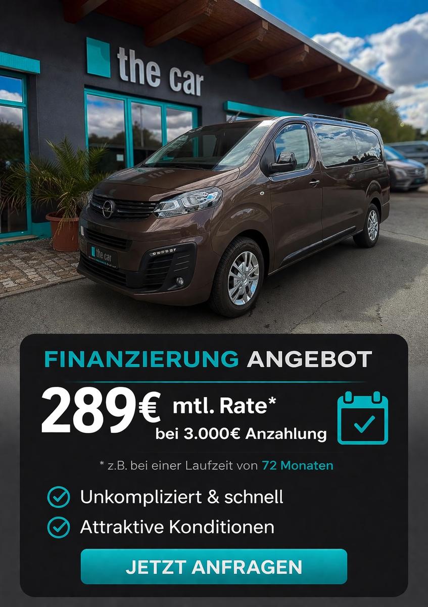 Opel Zafira Life 9 Sitzer/Klima/Navi/Kamera/gepflegt