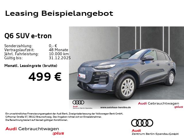 Audi Q6 e-tron Adv. *LED+*360°*ACC*PARKASSIST+*SHZ*