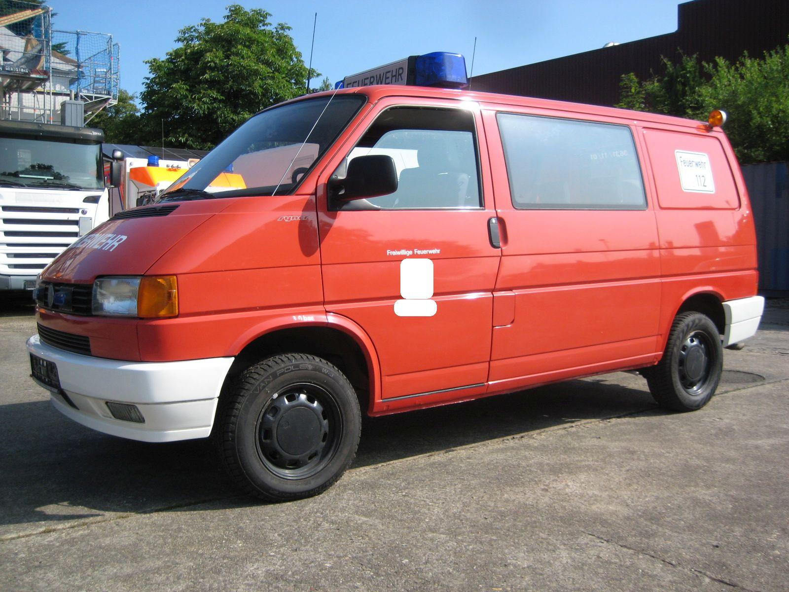 Volkswagen T4 syncro 4x4 Feuerwehr 7-Sitzer 2,5 *73.000 KM*