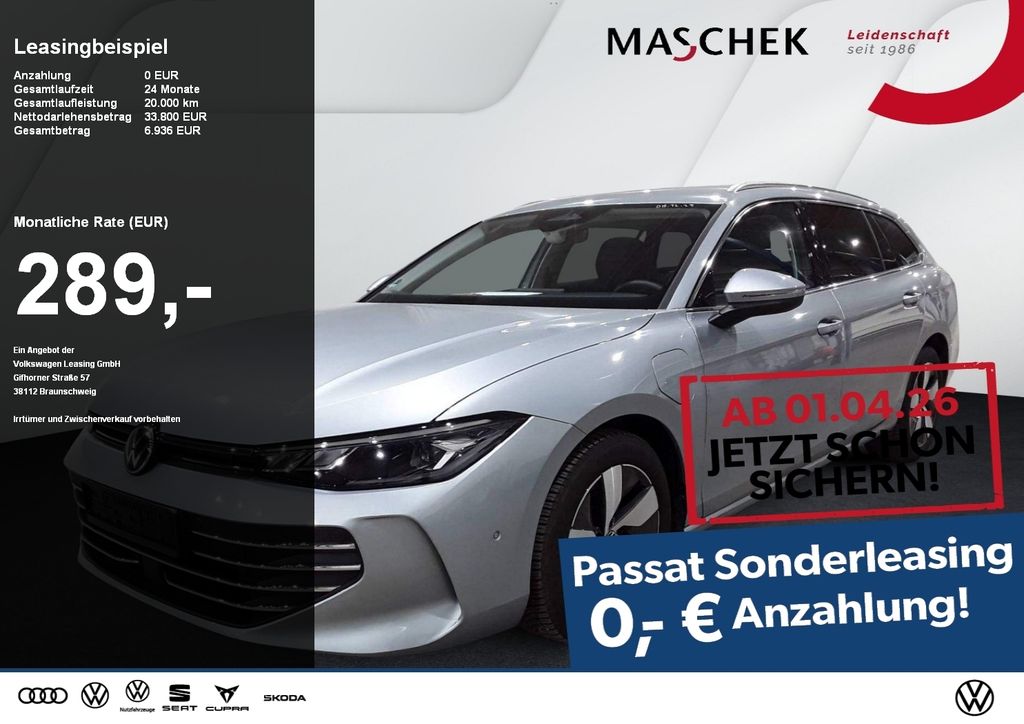 Volkswagen Passat Business eHybrid Sonderleasing ohne zzgl