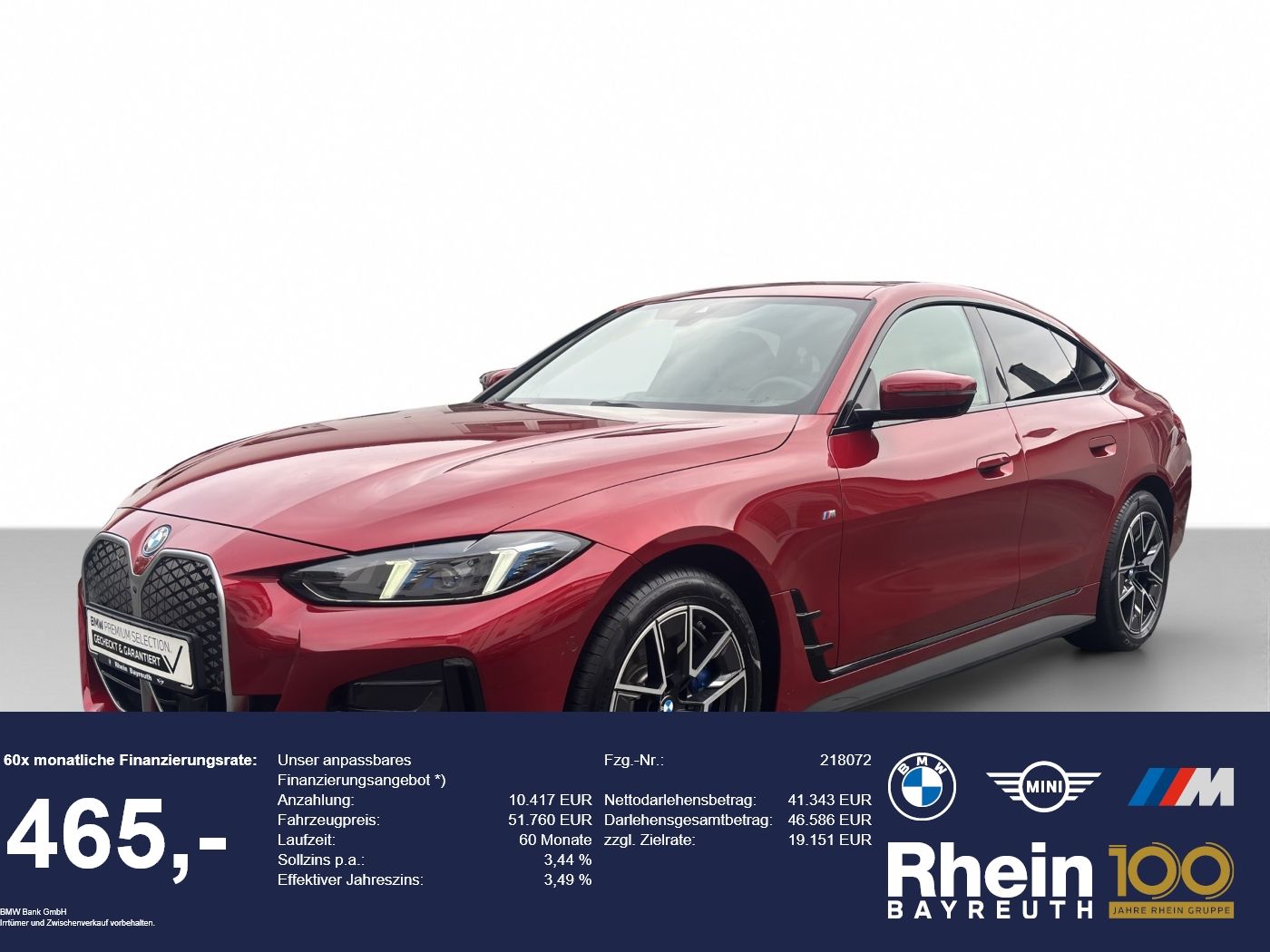 BMW i4 eDrive40 M Sport AdapLed ACC Hifi AHK GSD Ada foto 1