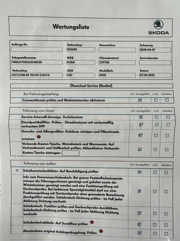 Skoda Octavia Combi RS 4x4 *PANO*NAVI*STANDHEIZUNG*AHK