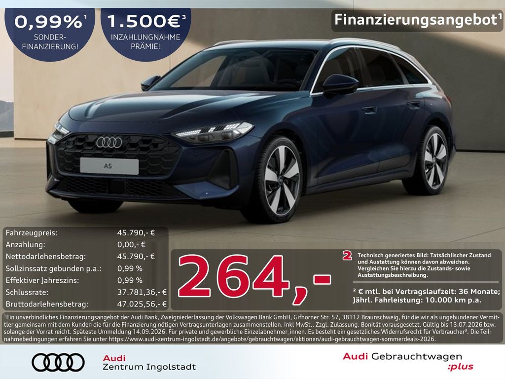 Audi A5 Avant TDI qu Tech+ AHK MATRIX 360° PDC 19"