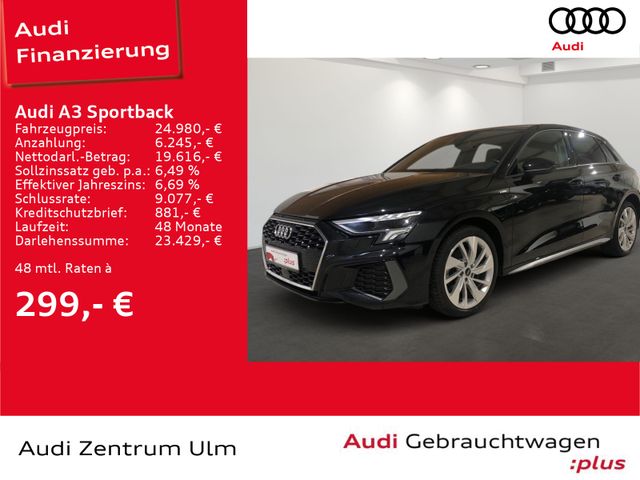 Audi A3 Sportback S line 40 TFSI e S tronic LED SHZ