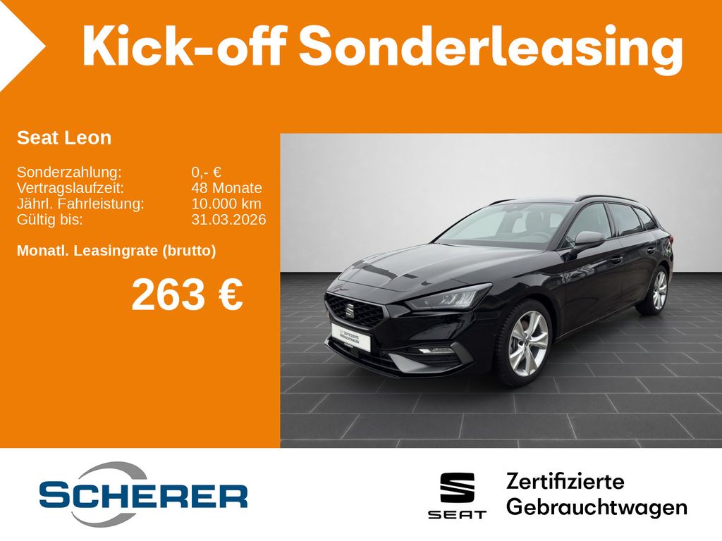 Leon Sportstourer FR 2.0 TDI DSG LED NAVI AHK RF