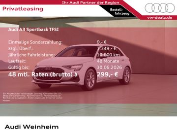 Audi Leasingangebot: Audi A3 Sportback TFSI Klima ALU DAB Bluetooth PDC