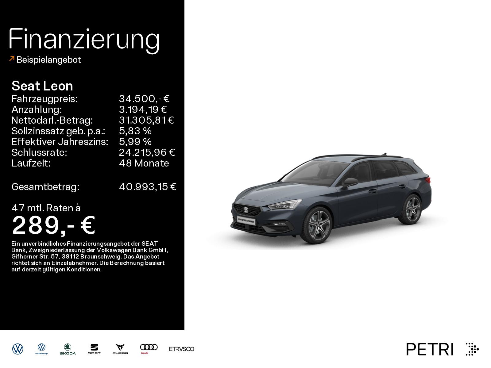 Seat Leon Sportstourer FR 2.0 TDI 110 kW *AHK*MATRIX*