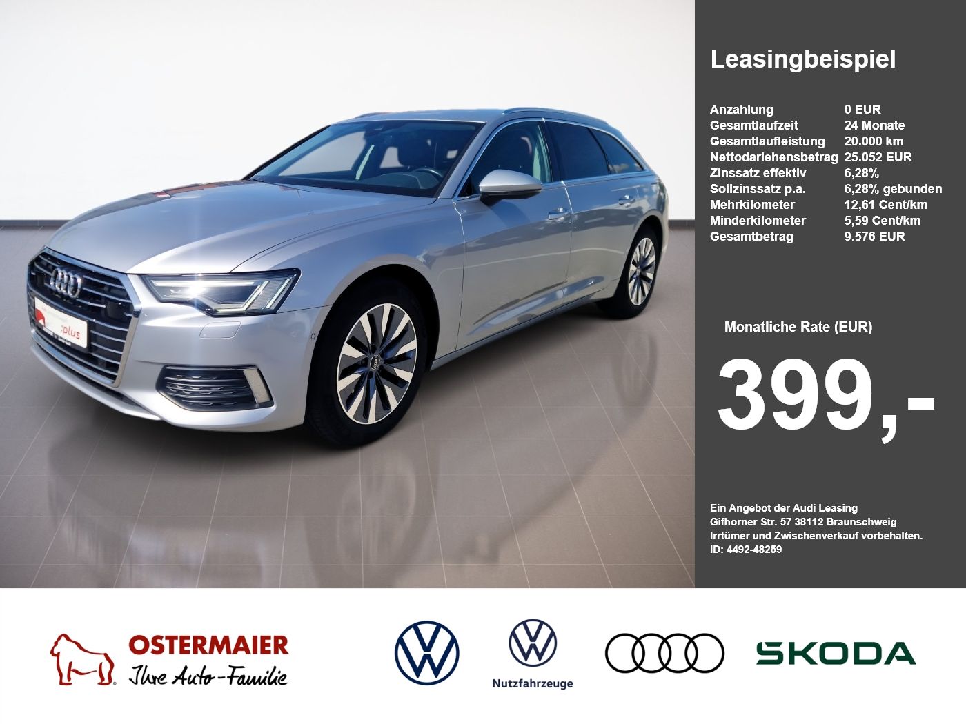 Audi A6 Avant DESIGN 40TDI 204PS MATRIX.AHK.VIRTUAL.S