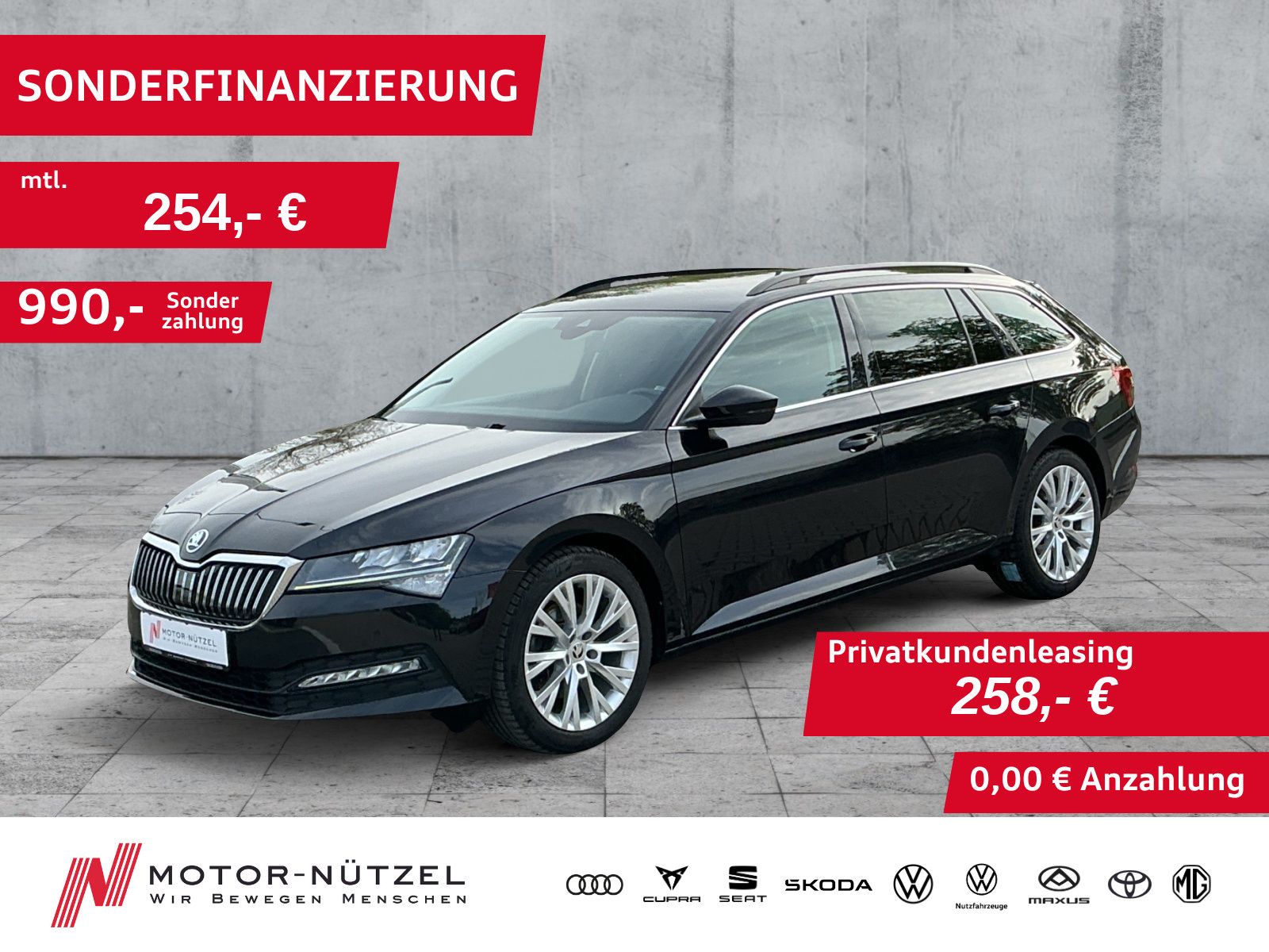 Skoda Superb Combi 2.0 TDI DSG LED+NAV+ACC+SHZ+AHK+RFK