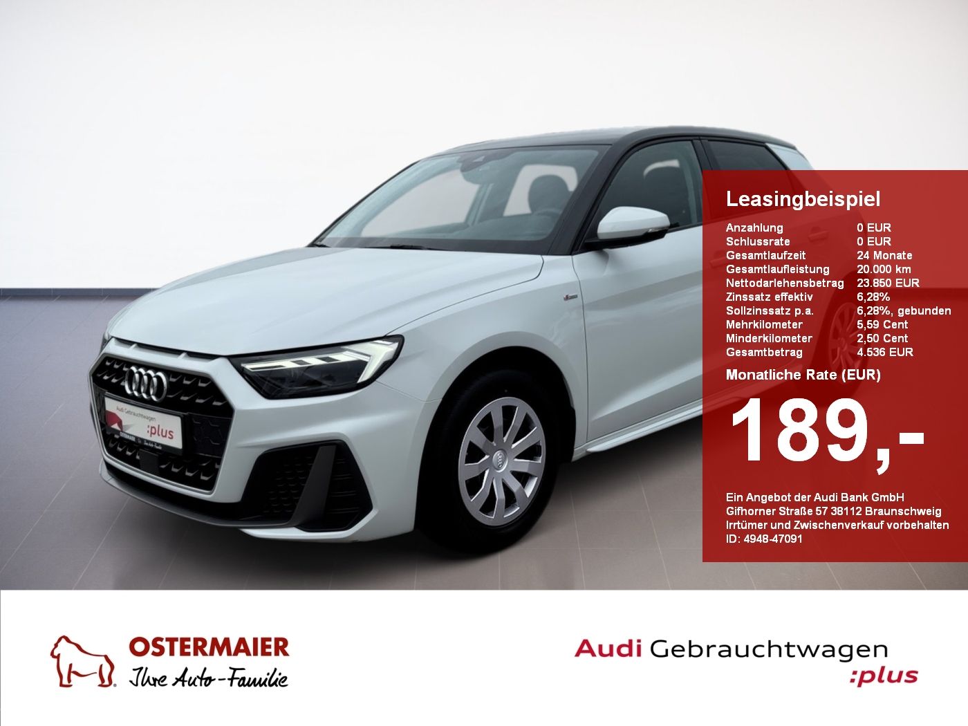 Audi A1 Sportback S-LINE 25 TFSI S-TRONIC LED.NAVI.AC