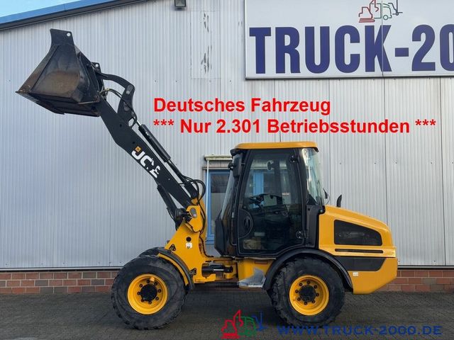 JCB 407 T4 4x4 Radlader Schutzkabine Schaufel +Gabel