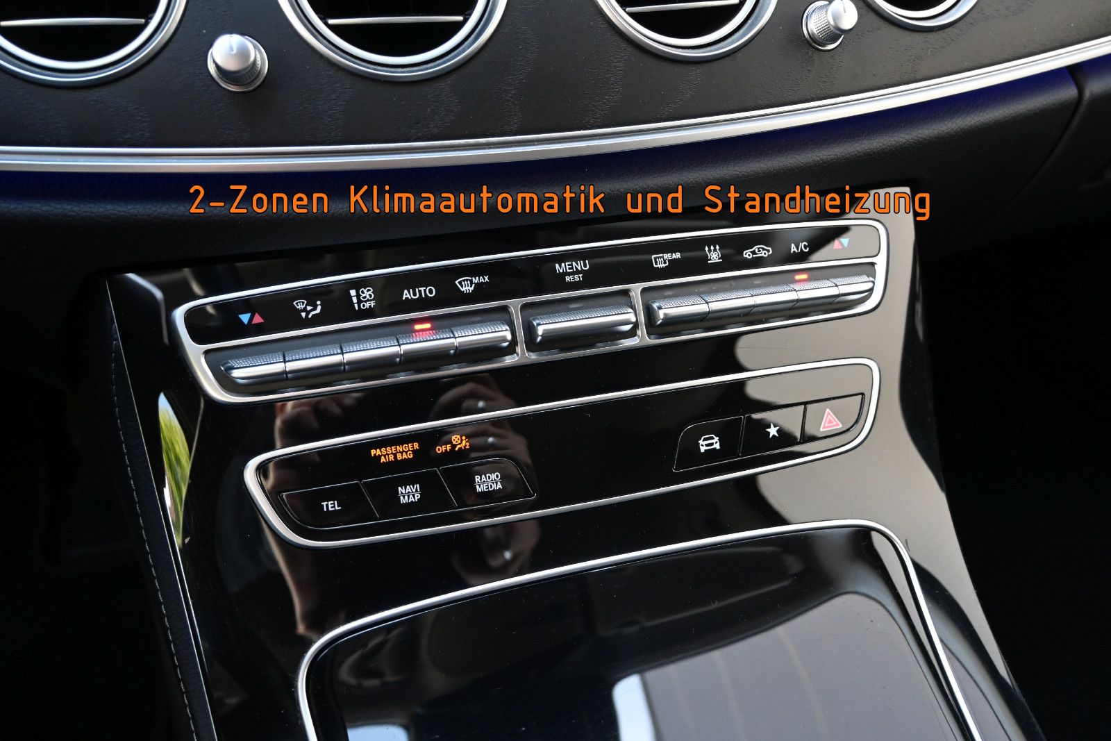 Fahrzeugabbildung Mercedes-Benz E 400 d 4M. T °ACC°AHK°AIRMATIC°MEMO°STHZG°360°