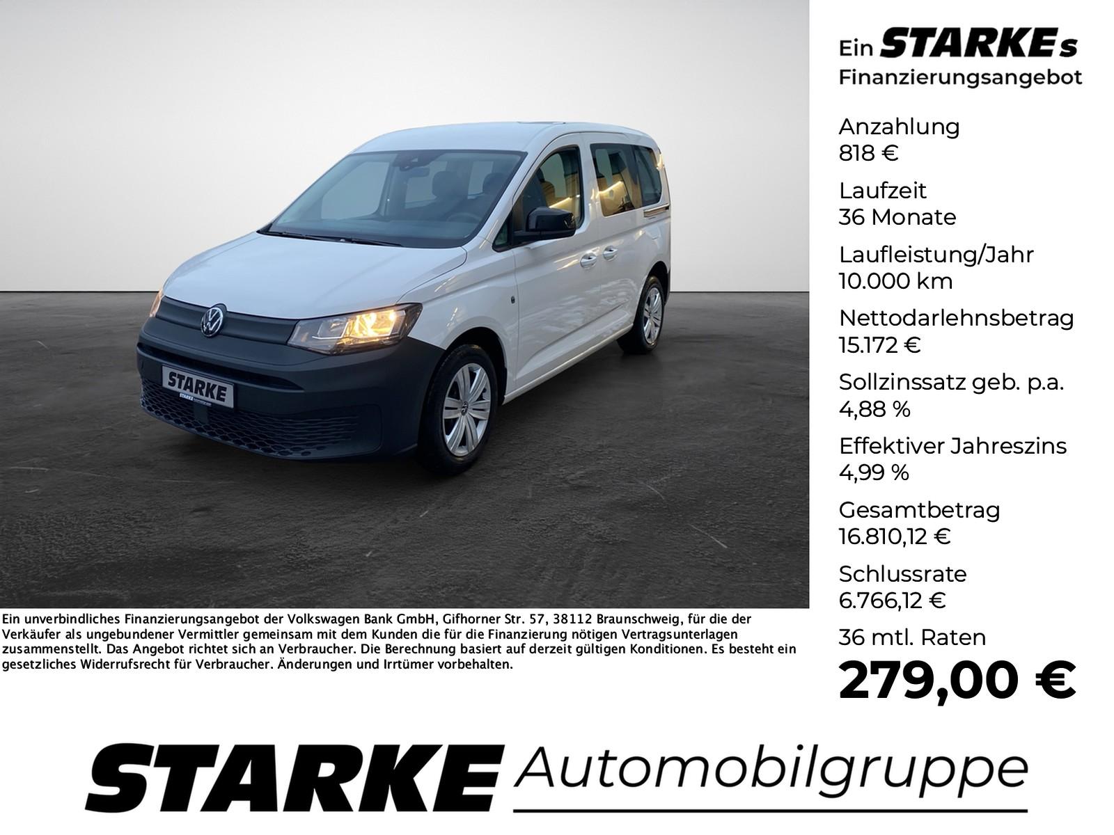 Volkswagen Caddy Kombi 2.0 TDI  AHK Tempo Klima