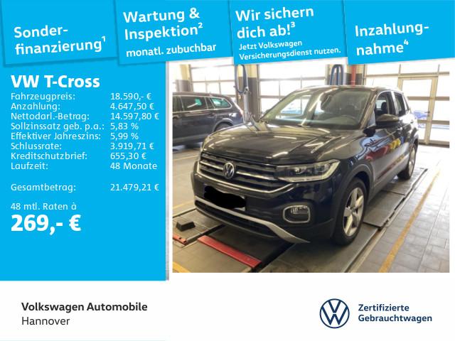 Volkswagen T-Cross 1.0 TSI Style Navi Kamera ACC LED SHZ PD