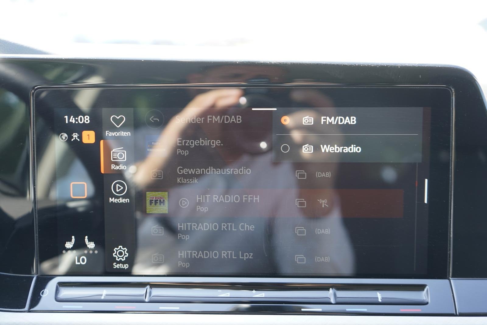 Volkswagen Golf VIII 1.5 TSI Life LED Navi Sitzheizung DAB, миниатюра 18