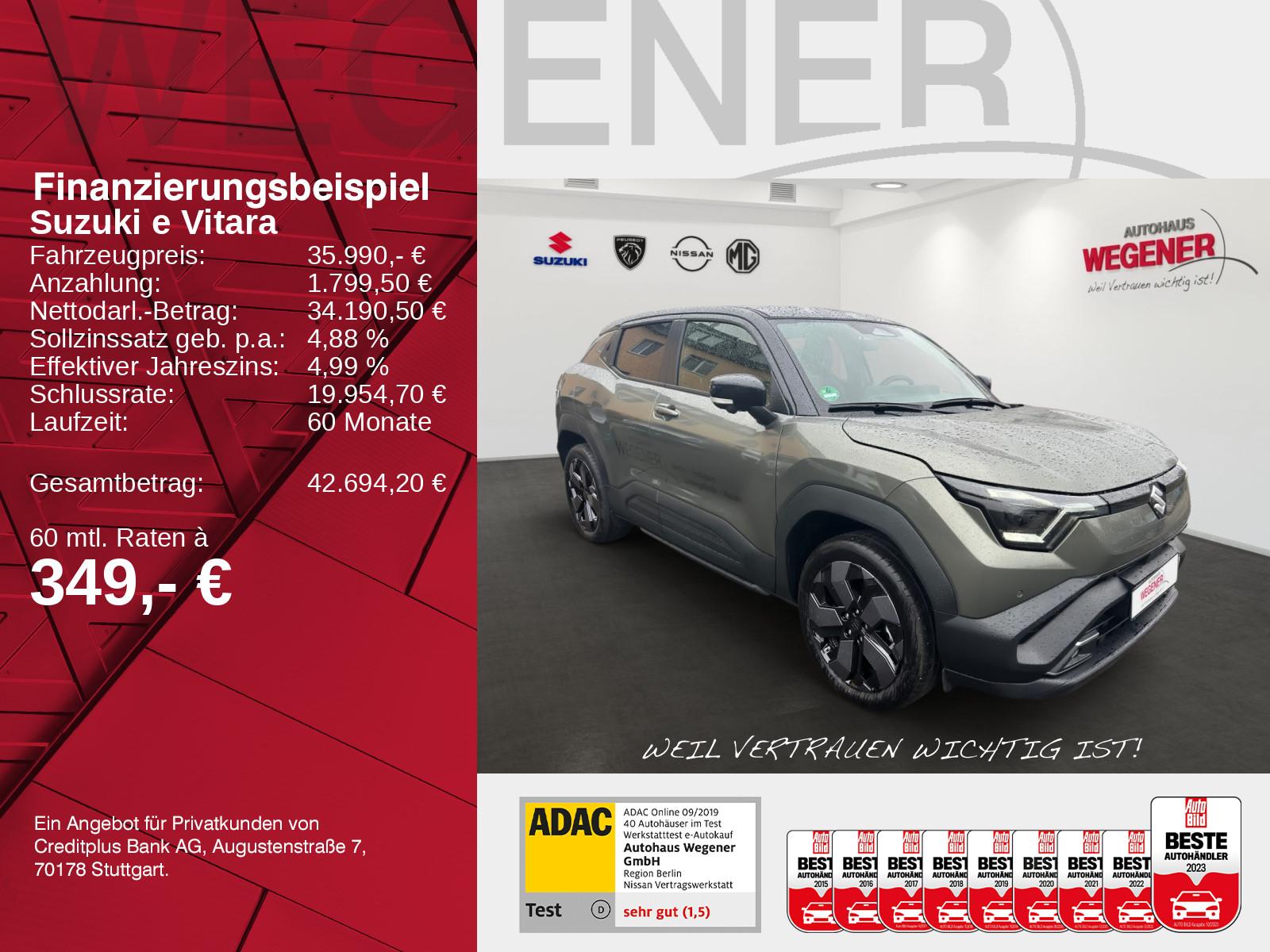 Suzuki e VITARA (61kWh) Comfort+ VFW