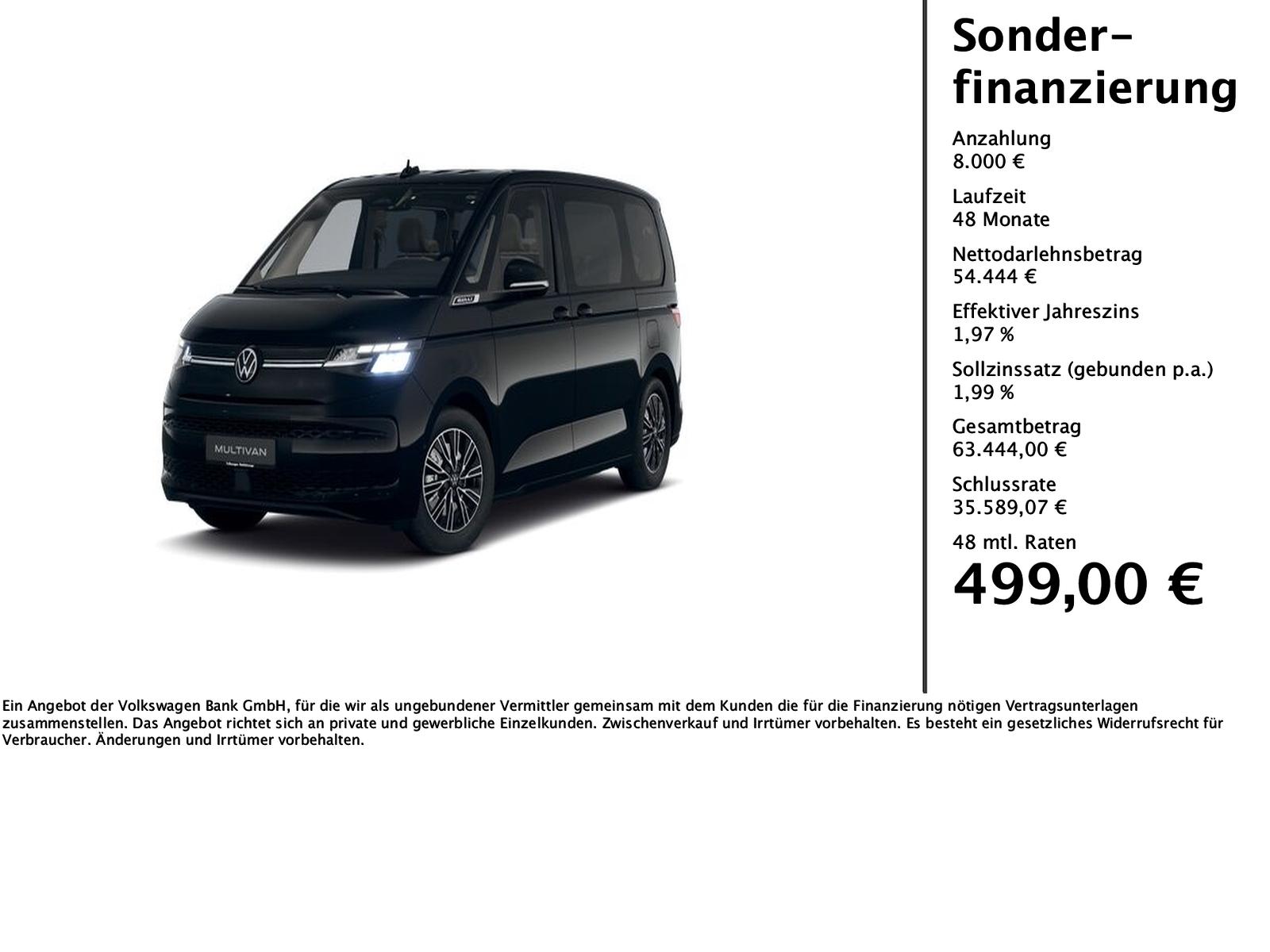 Volkswagen T7 Multivan KR 2.0 TSI GOAL APP-Connect KAMERA A