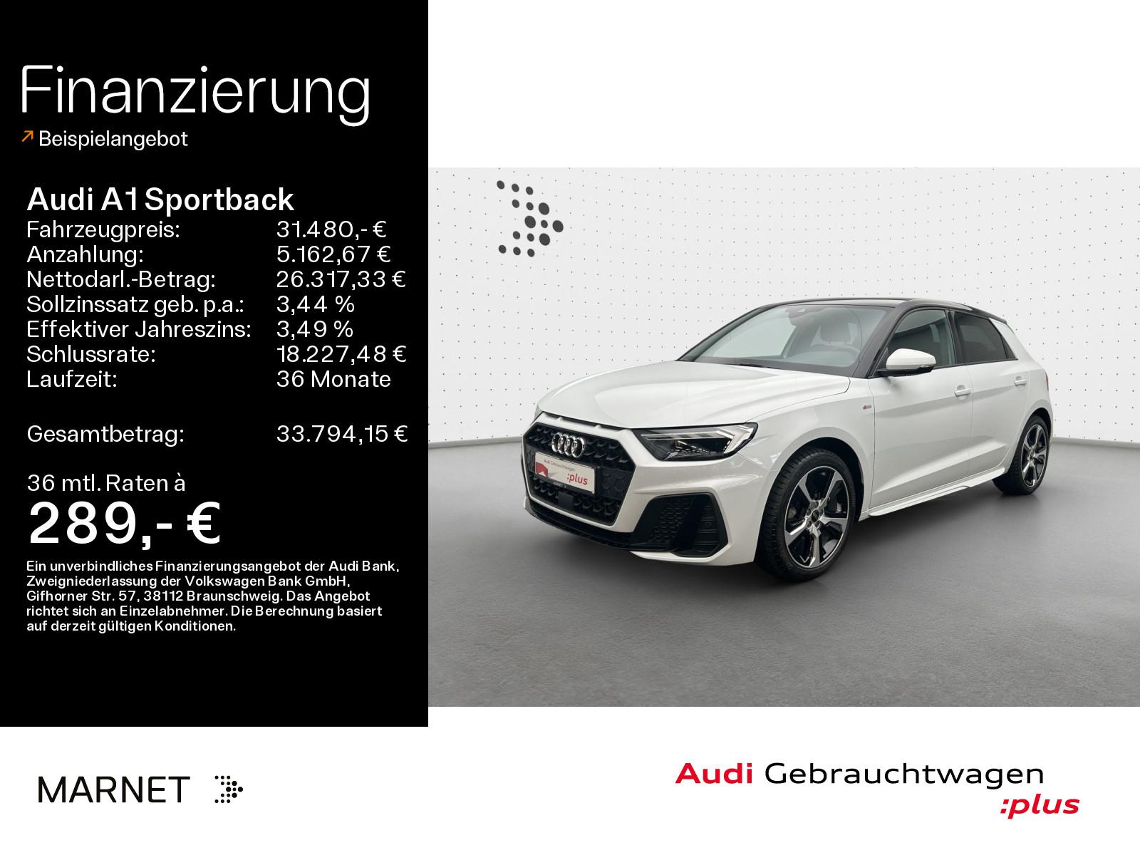 Audi A1 Sportback 35 TFSI S line*LED*SONOS*PDC*Virtua