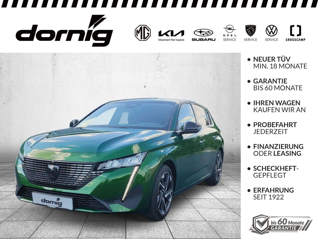 Peugeot 308 Allure PT 130 EAT8, Navi, ACC, Sitzh.