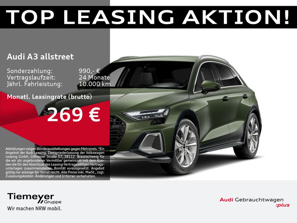 Audi A3 allstreet 40 TFSIe S LINE LM18 SONOS AHK KAME