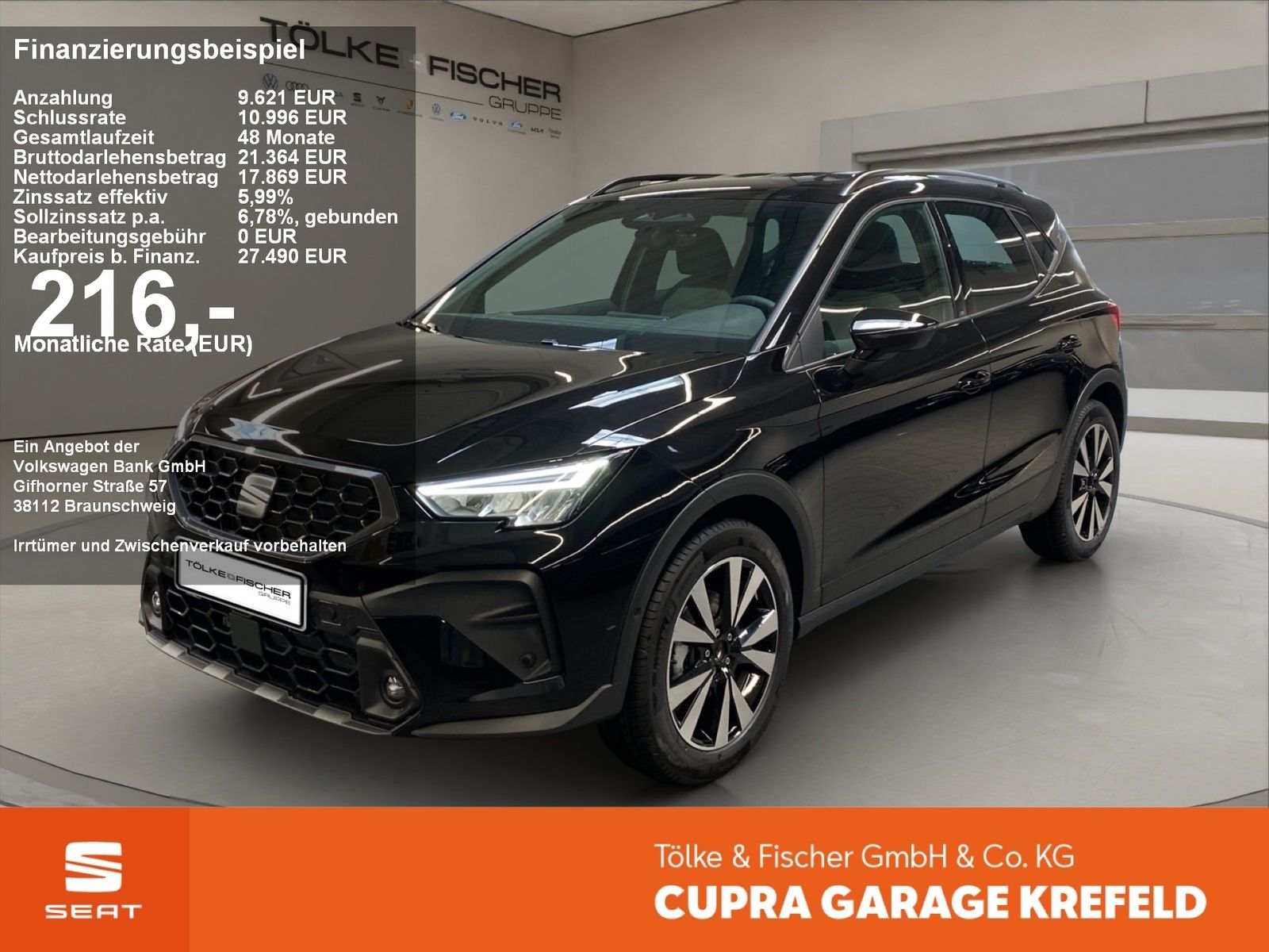 Seat Arona 1.0 TSI 85 kW FR ACC AUT Kam. Navi Virtual