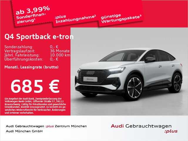 Audi Q4 Sportback 55 e-tron qu. S line AHK/Virtual+/N