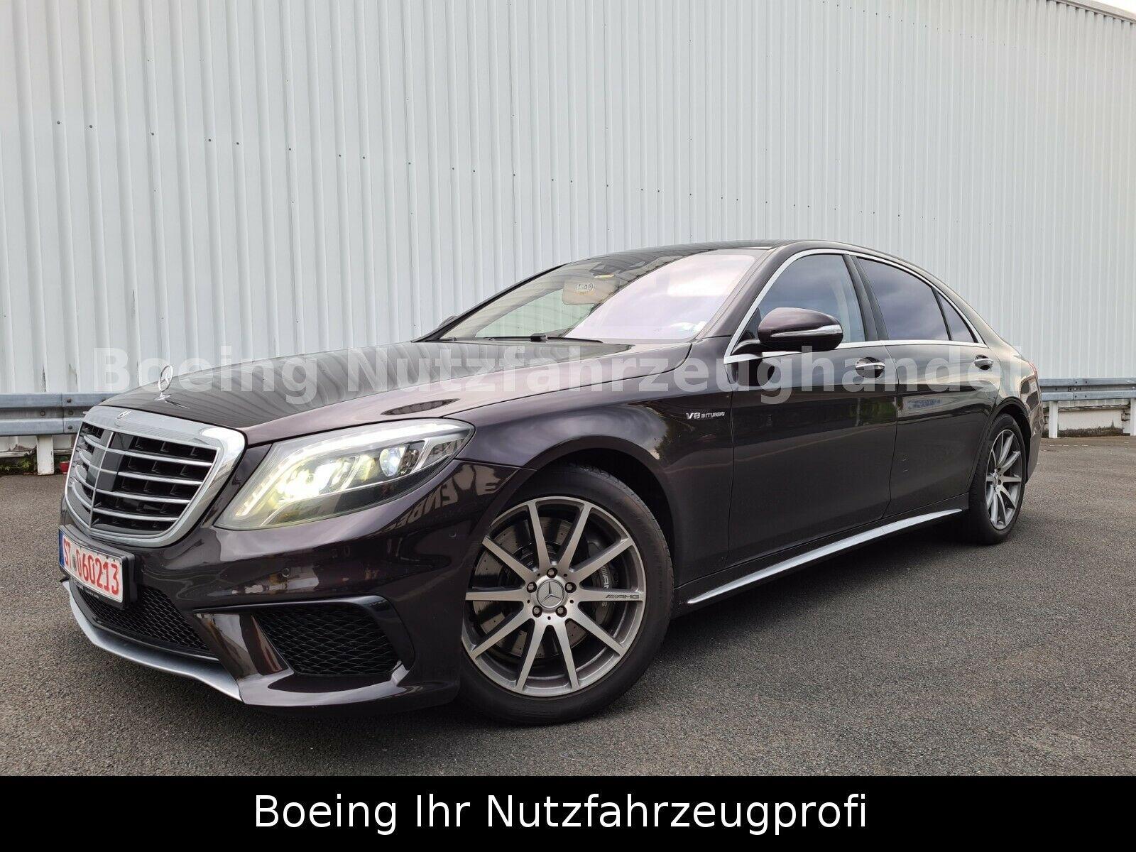 Mercedes-Benz S 63 AMG Lang/4Matic /Designo-Leder-Beige/Pano/