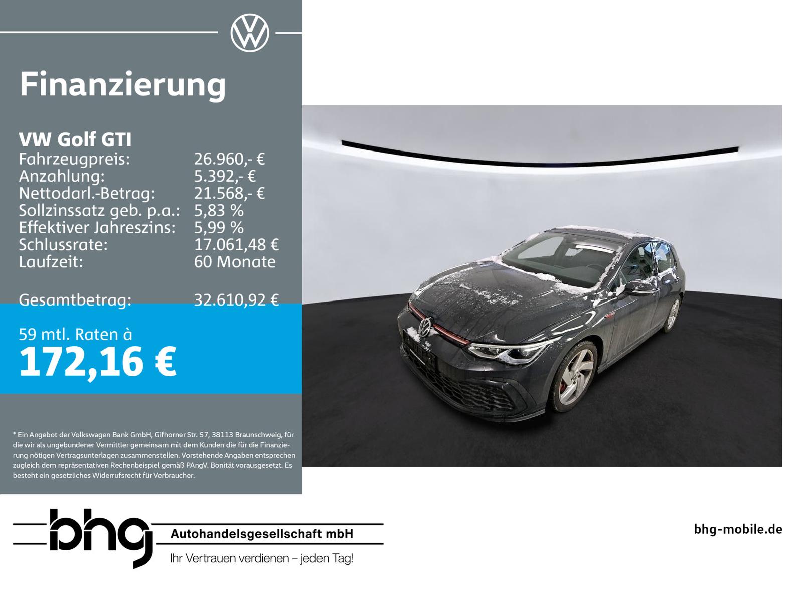 Volkswagen Golf GTI 2.0 TSI GTI