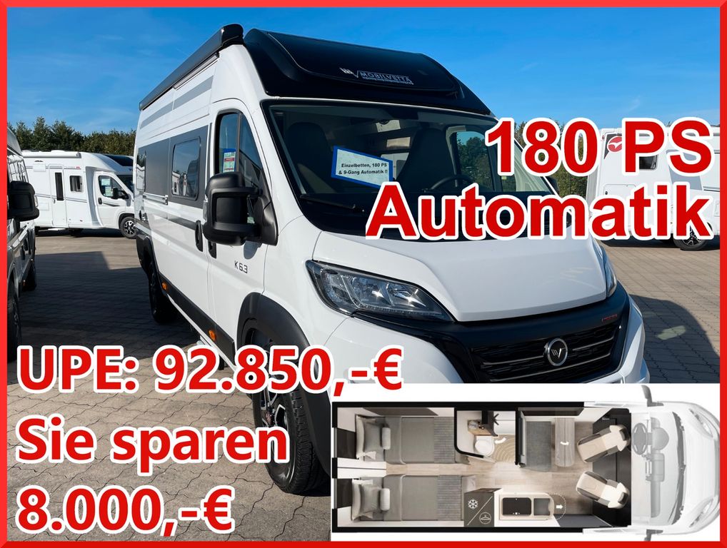 Mobilvetta Admiral 6.3 *AUTOMATIK* UPE: 92.850,-€*