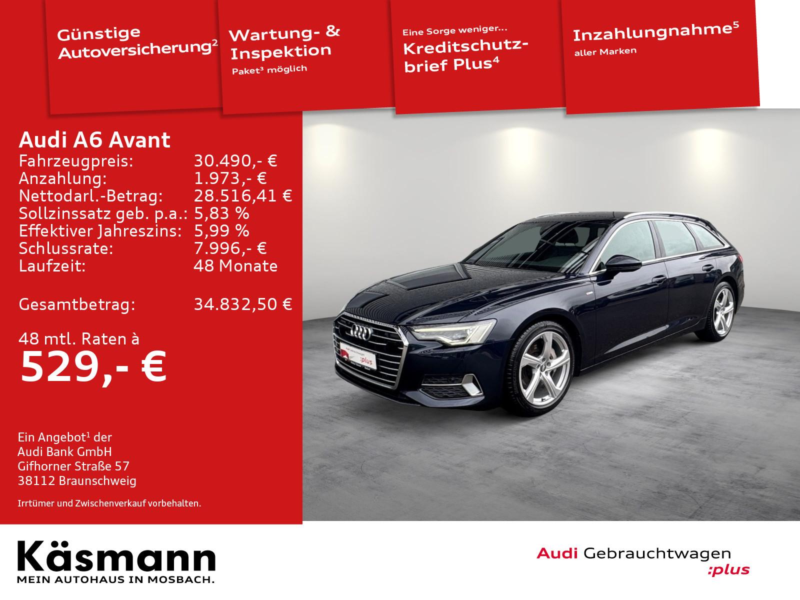 Audi A6 Avant sport 50 TDI qu S line MATRIX NAV PANO