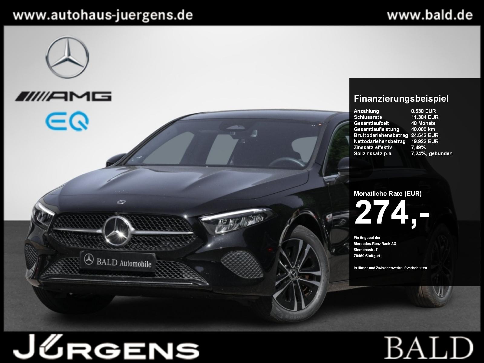 Mercedes-Benz A 250 e Progressive/AHK/360/Distr/LED/Totw/Shz