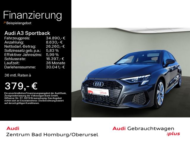 Audi A3 Sportback 40 TFSI quattro S line*Navi*LED*Alu