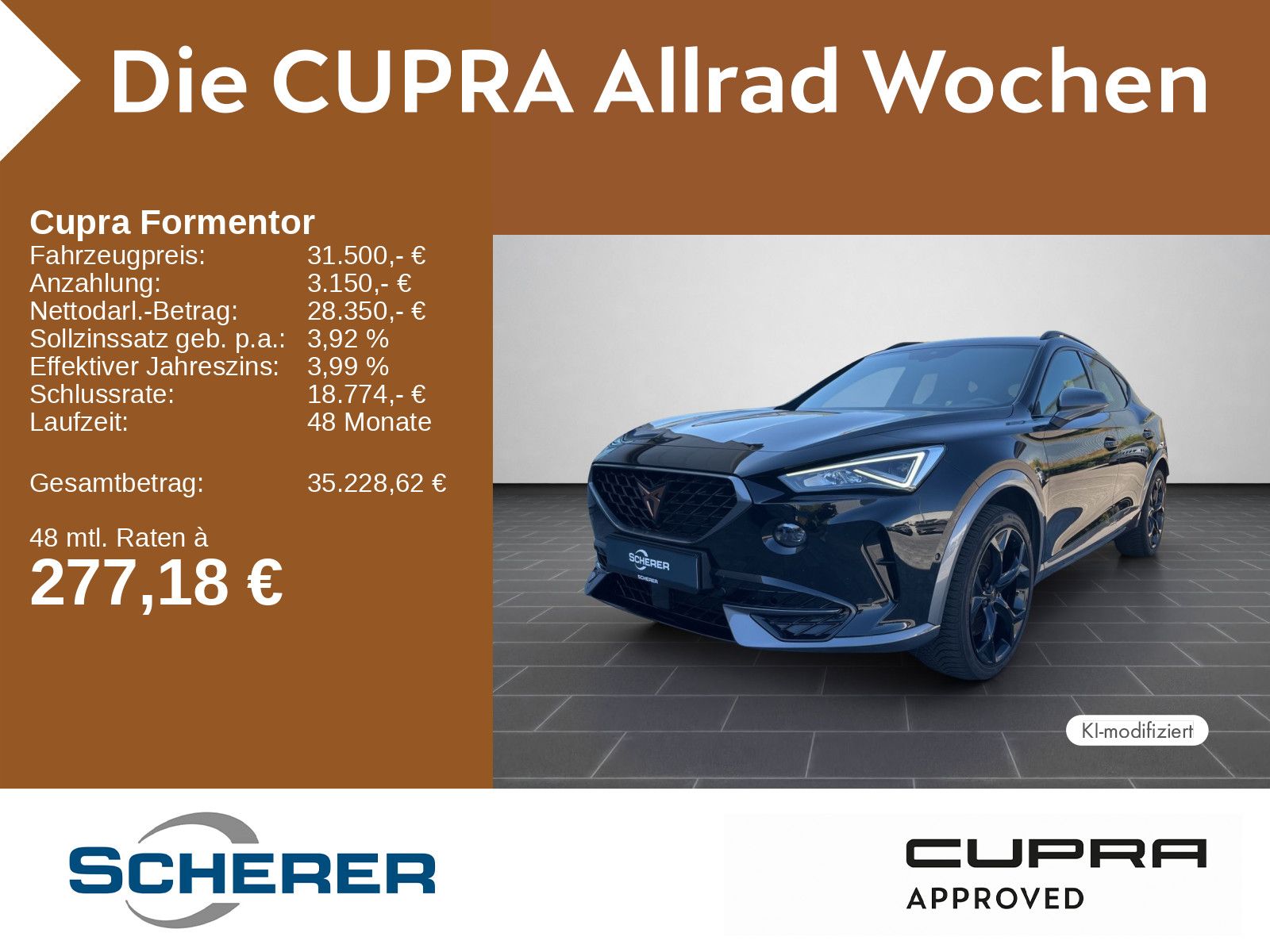 Cupra Formentor VZ 2.0 TSI DSG 4Drive 5J-Garantie Navi