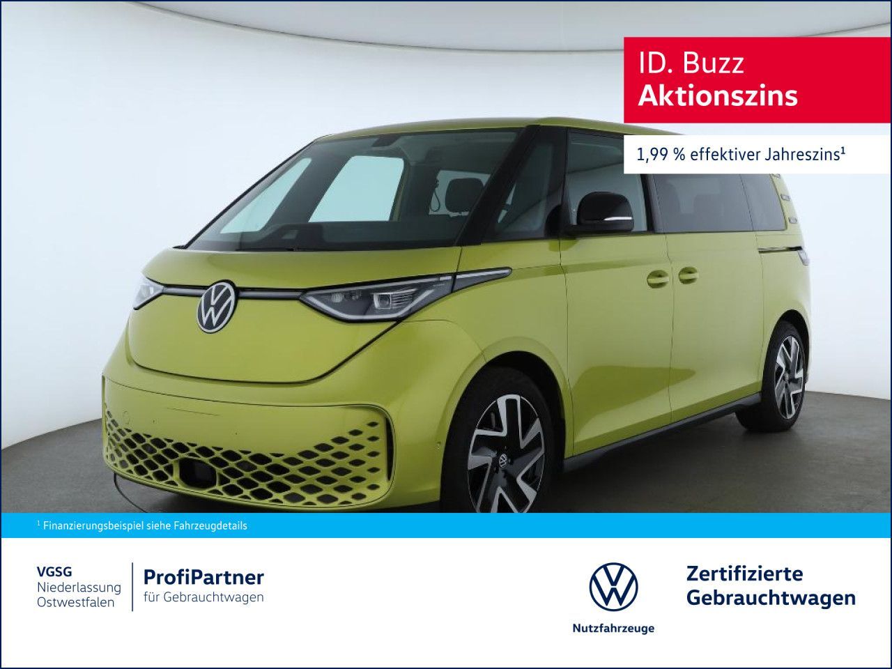 Volkswagen ID. Buzz Pro Lang AHK ACC 6-Sitzer RearView Navi