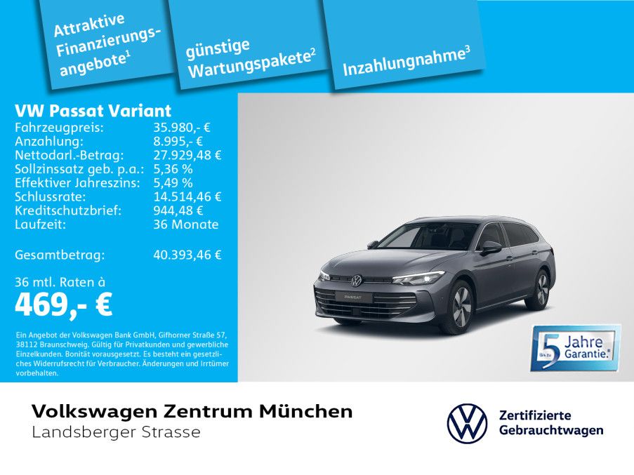 Volkswagen Passat Business 1.5 eTSI AHK ACC LED Navi ParkAs foto 2