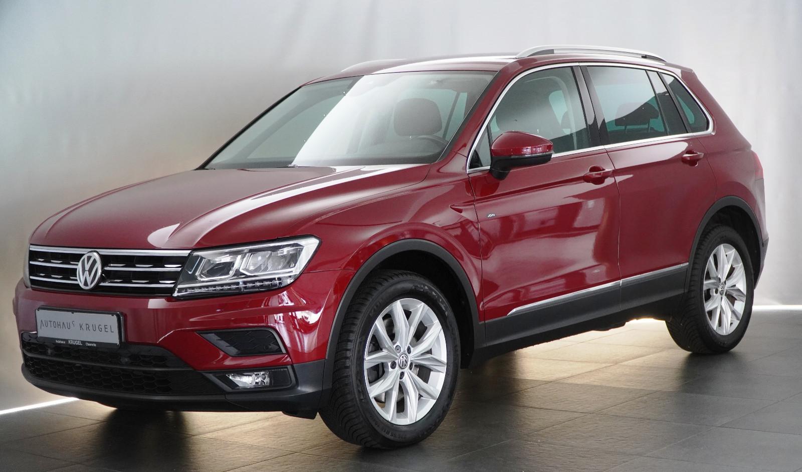 Volkswagen Tiguan 4Motion Ruby red! Active Info-Display!